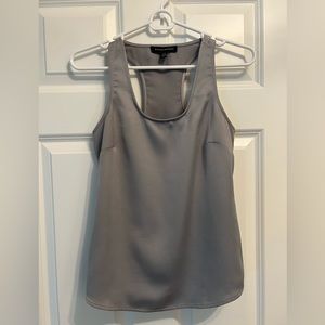 Banana Republic Silver Silk Tank (Size XXS)